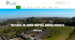 Desktop Screenshot of abrigopiccolina.org.br